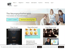 Tablet Screenshot of neuropsychotherapist.com